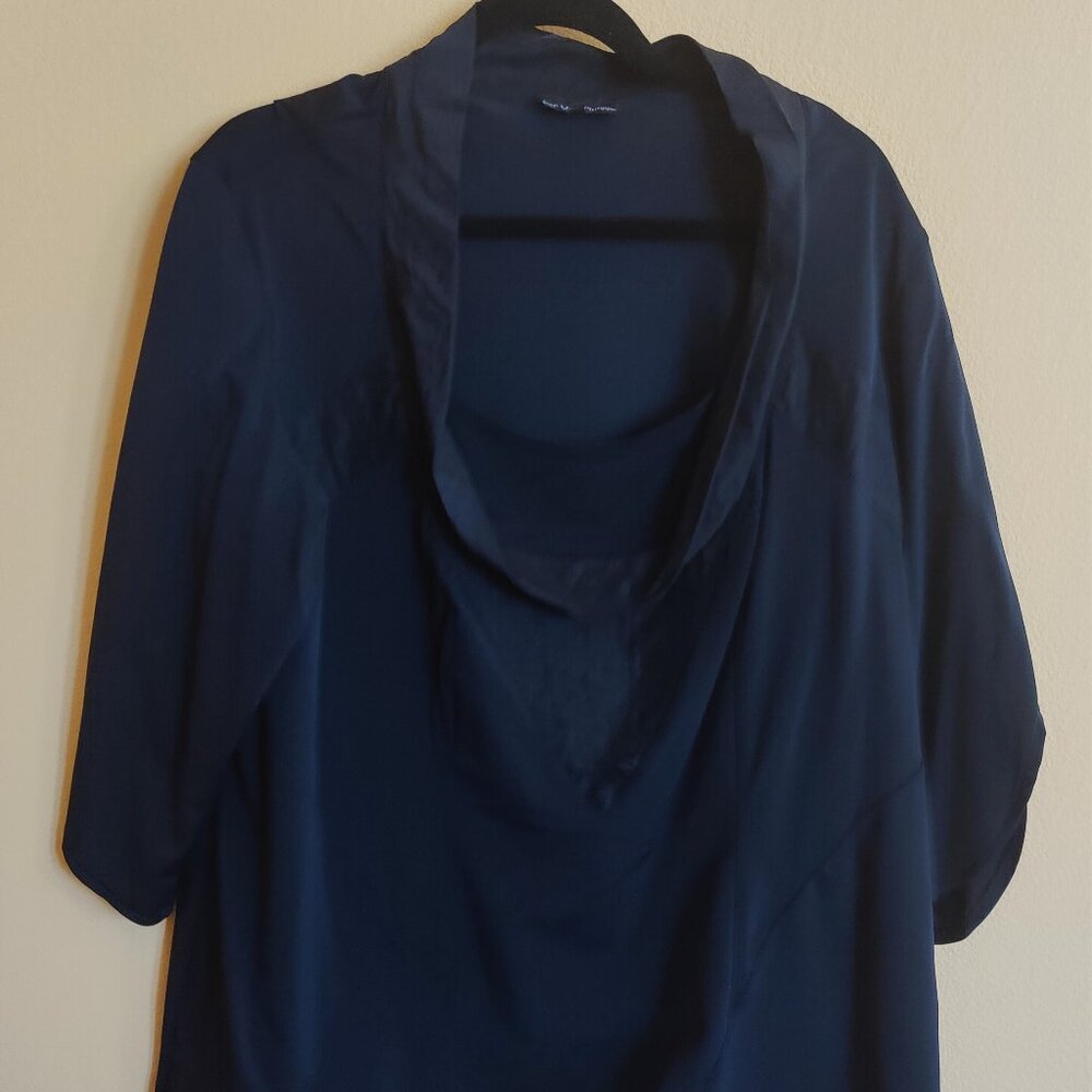 Jean Marc-Phillipe Black Tunic Top.  Size T8.